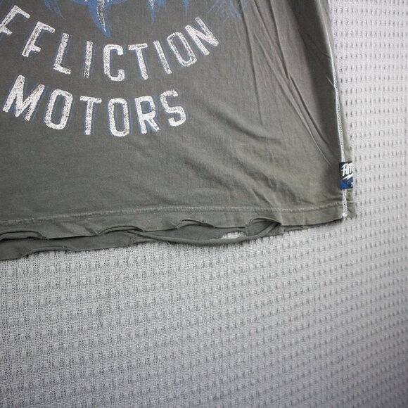 Affliction American Customs Motors Distressed Tee Mens XXL - Picture 6 of 8